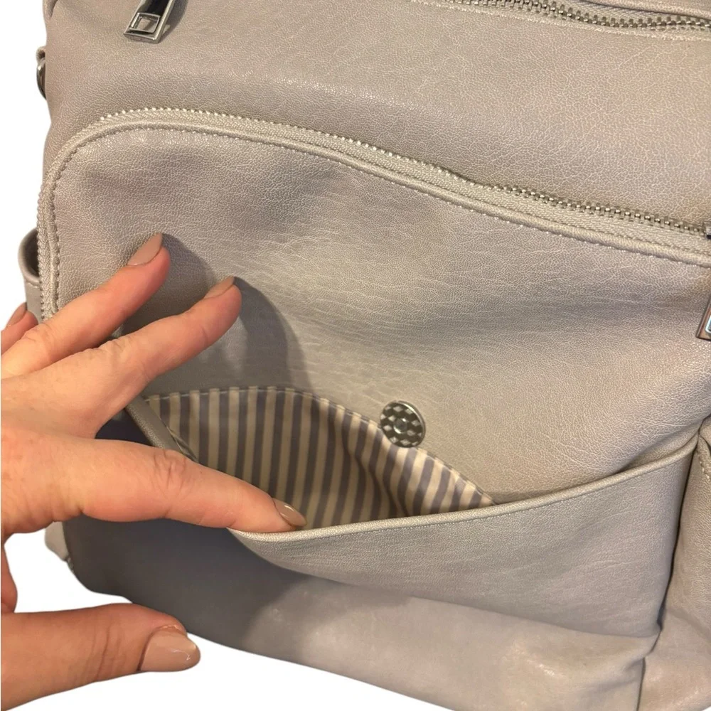 Everyday Convertible Backpack Tote in Light Beige